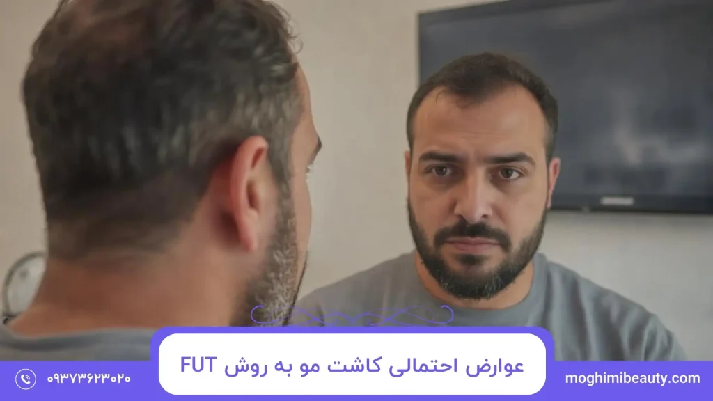 عوارض احتمالی کاشت مو به روش FUT