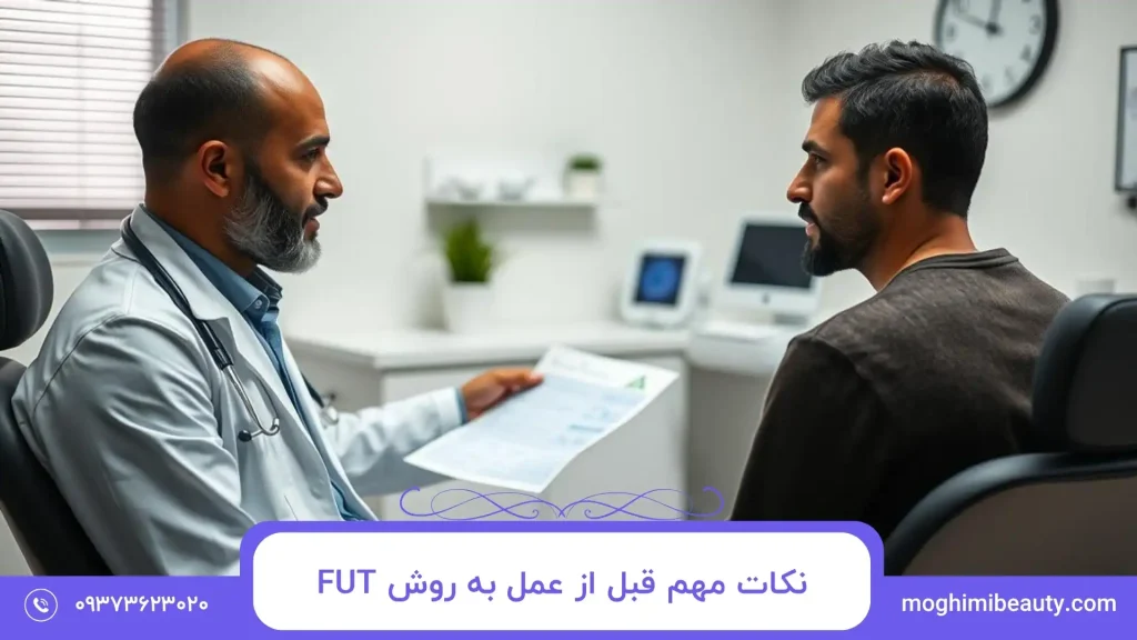 نکات مهم قبل از عمل به روش FUT