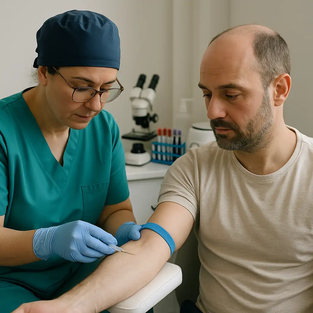 آزمایش‌ها و آمادگی‌های قبل از عمل