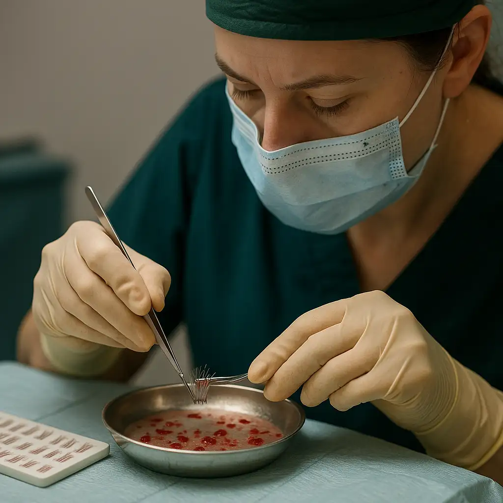 آماده‌سازی و تفکیک گرافت‌ها