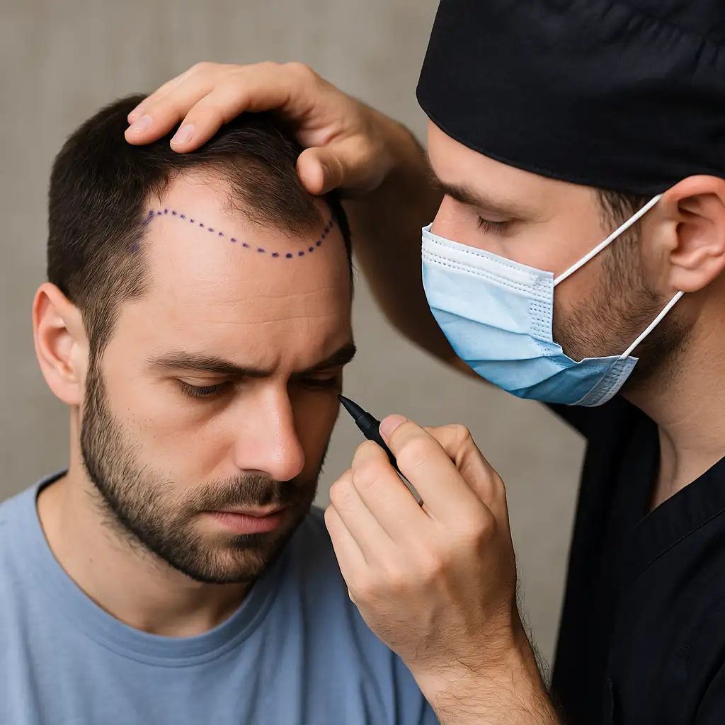 طراحی خط رویش مو (Hairline Design)