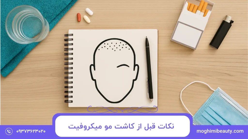 نکات قبل از کاشت مو میکروفیت