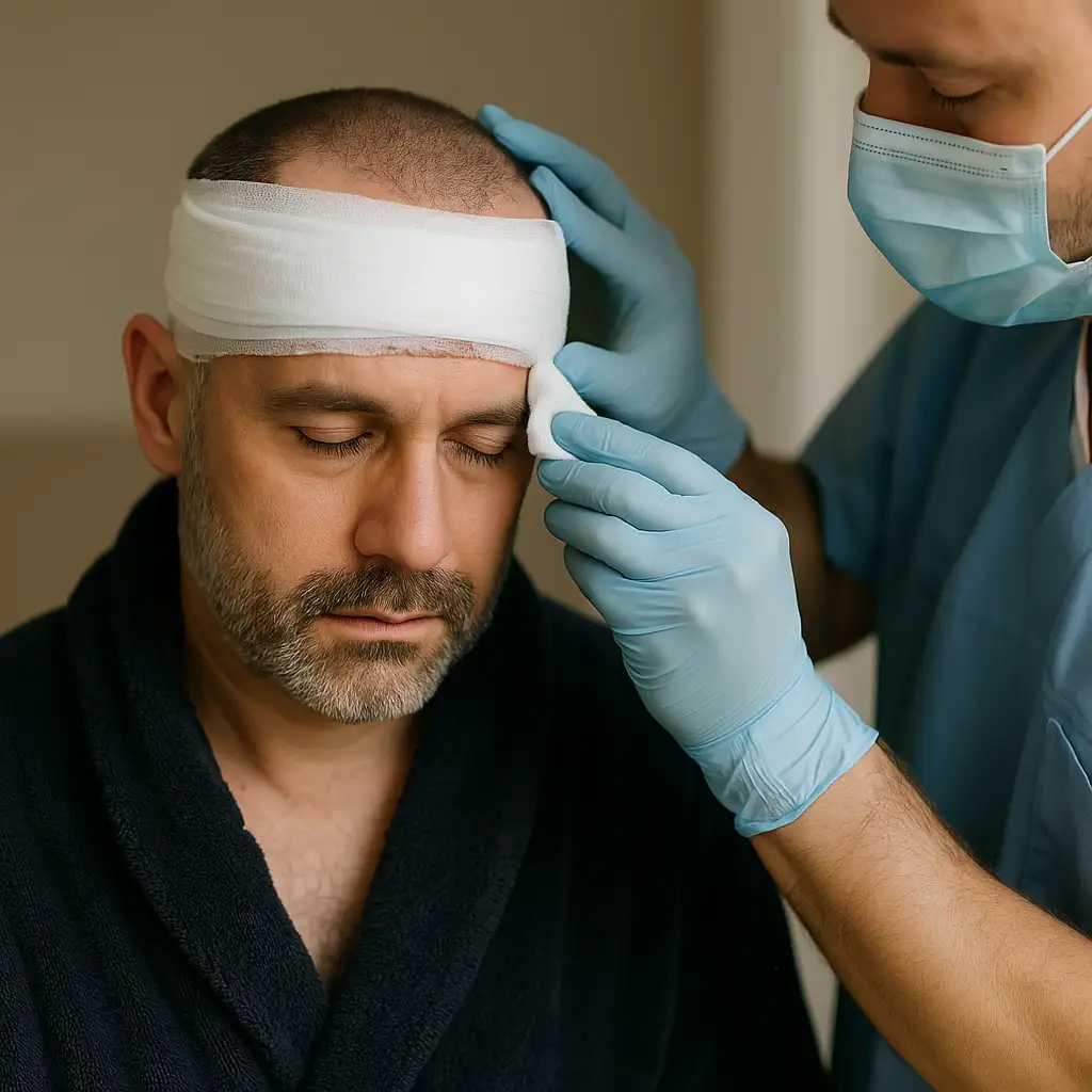 پانسمان و مراقبت‌های اولیه بعد از عمل