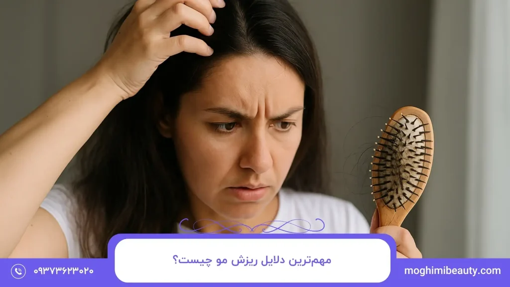 مهم‌ترین دلایل ریزش مو چیست؟