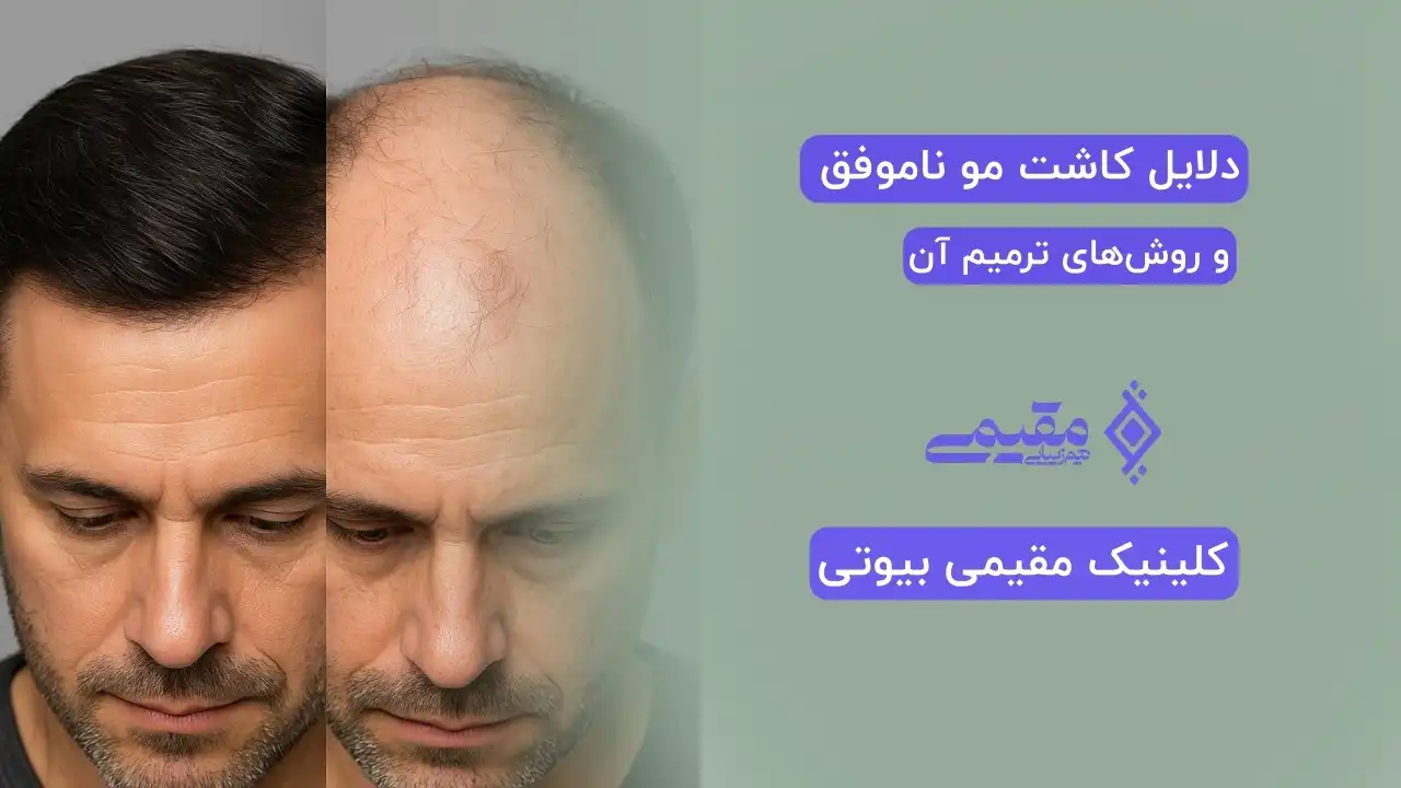 دلایل کاشت مو ناموفق